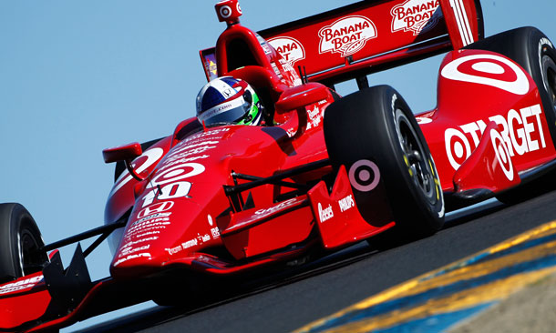 Dario Franchitti at Sonoma Raceway