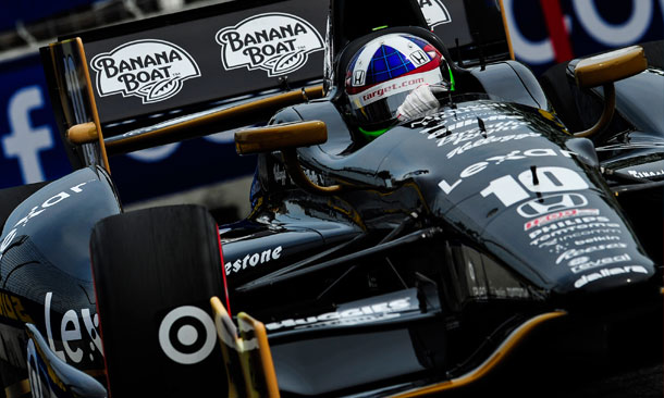 Dario Franchitti drives at Baltimore