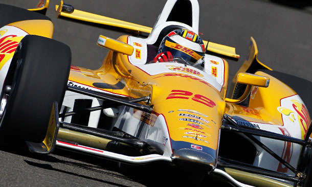 Ryan Hunter-Reay at Auto Club Speedway