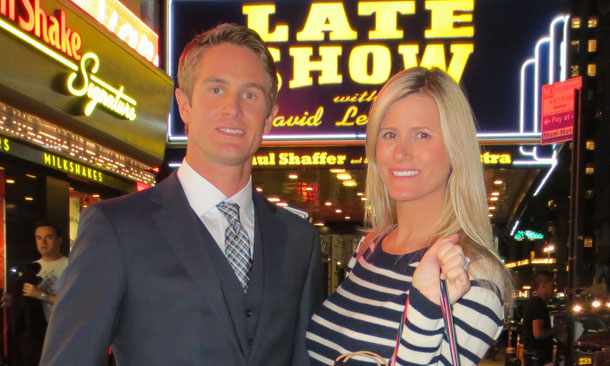 Hunter-Reay on Late Show with David Letterman