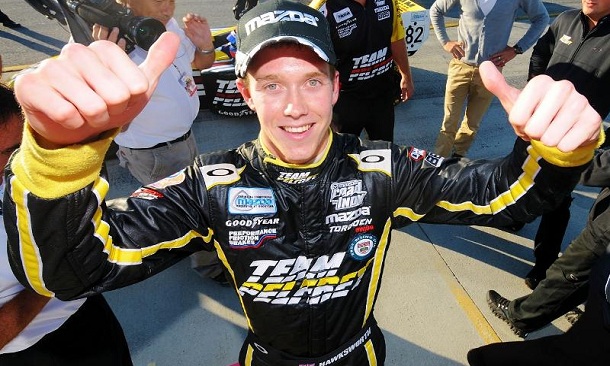 Jack Hawksworth wins Star Mazda Championship