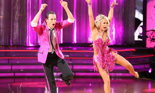 Helio Castroneves and Chelsie Hightower - Week 2