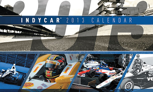 2013 INDYCAR Calendar cover