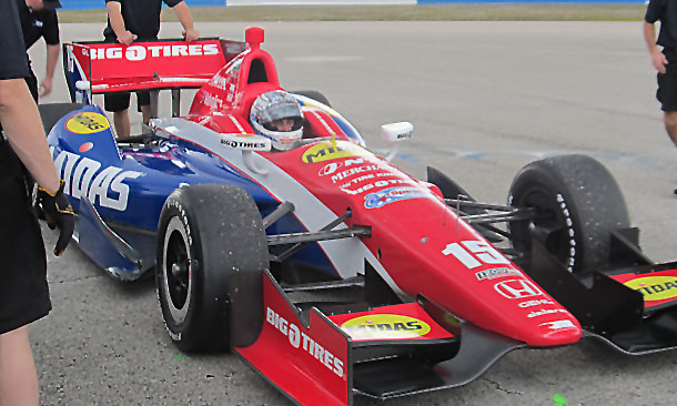 Rahal Tests at Sebring