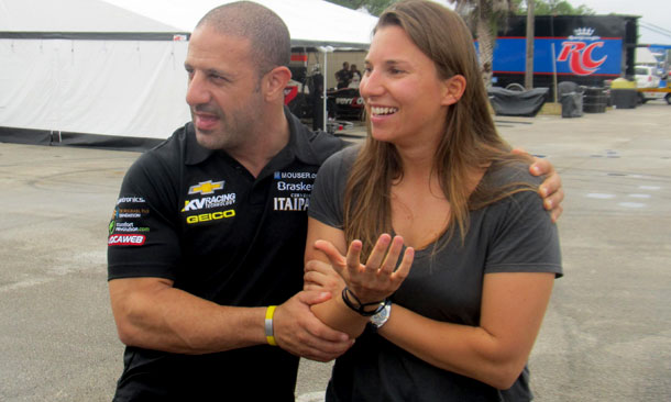 Kanaan and de Silvestro at test