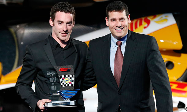 Pagenaud awarded 2012 Rookie Of The Year Trophy