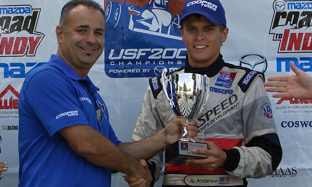 Anderson moves up to Pro Mazda