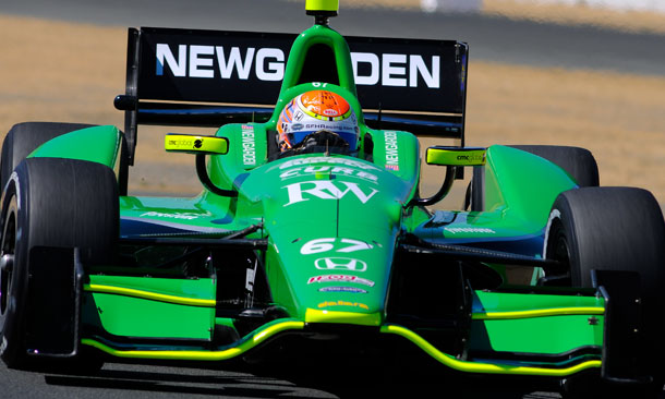 Josef Newgarden at Sonoma 2012