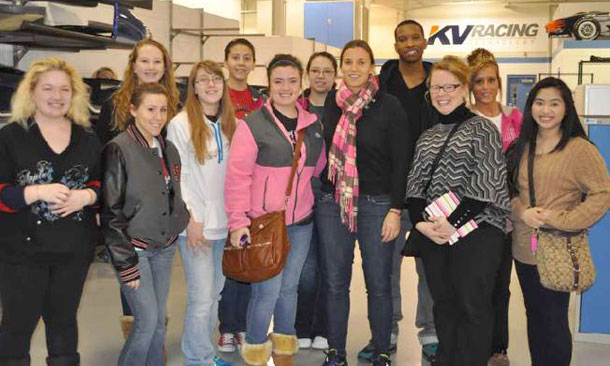 STEM visit to KV Racing Technologies