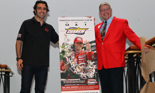 2013 Indy 500 Ticket unveiled