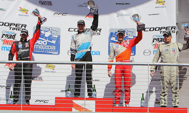 ProMazda COTA Race2 Podium