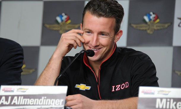 AJ Allmendinger at IMS Press Conference