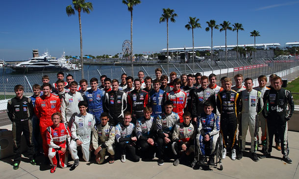 Mazda Road to Indy 2013 Group Photo