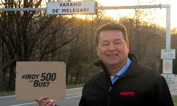 Scott Goodyear in Italy with Dallara