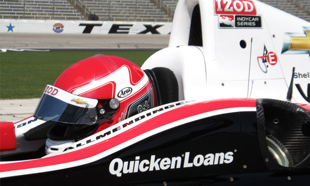 Allmendinger preps for his test at Texas