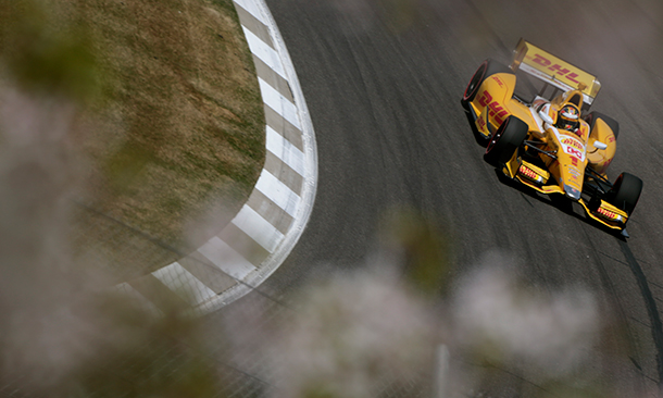 Hunter-Reay at Barber Motorsports Park