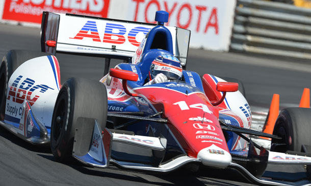 Takuma Sato at Long Beach