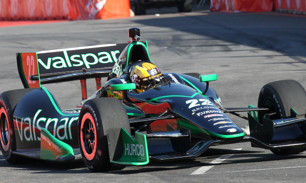 Oriol Servia at Sao Paulo