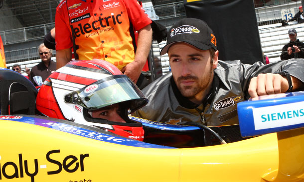 Carlos Munoz and James Hinchcliffe