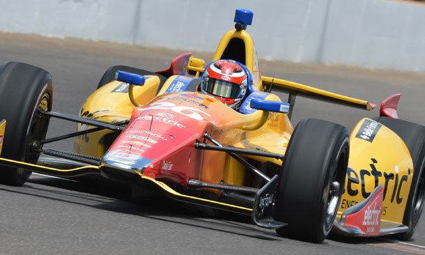 Carlos Munoz at Indianapolis Motor Speedway
