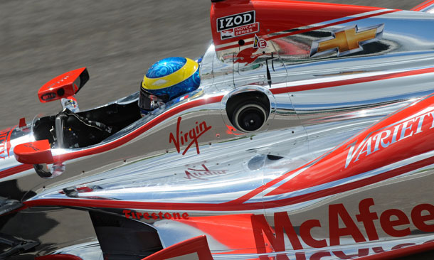 Sebastian Bourdais on track at IMS
