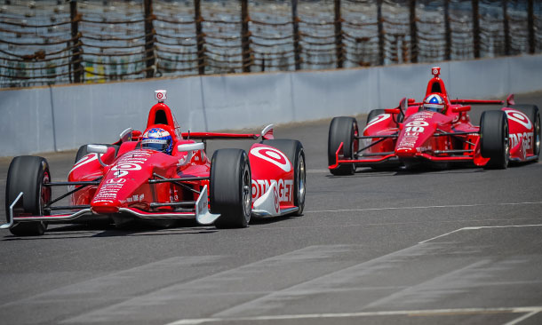 Scott Dixon and Dario Franchitti at IMS