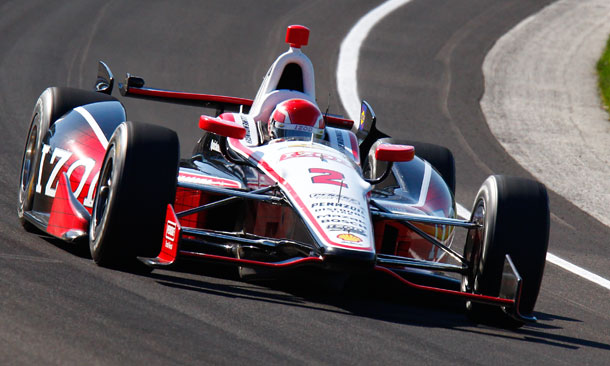 AJ Allmendinger at Indianapolis Motor Speedway