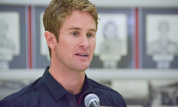 Ryan Hunter-Reay at Innovation announcement