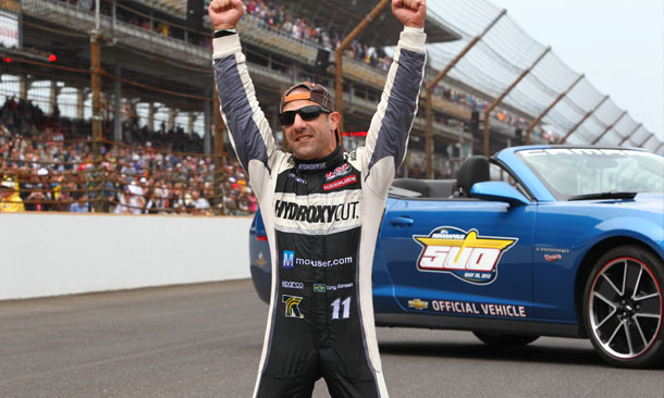 Tony Kanaan at Bricks