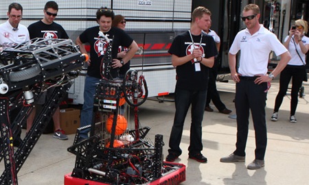 thumbnail for Charlie Kimball collaborates with FIRST program