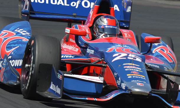 Marco Andretti P1 in first practice of Milwaukee