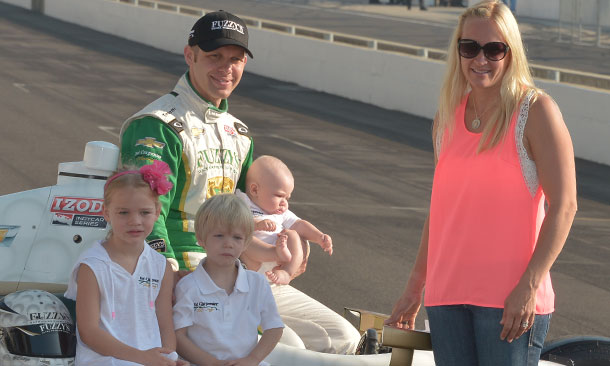Ed Carpenter and family