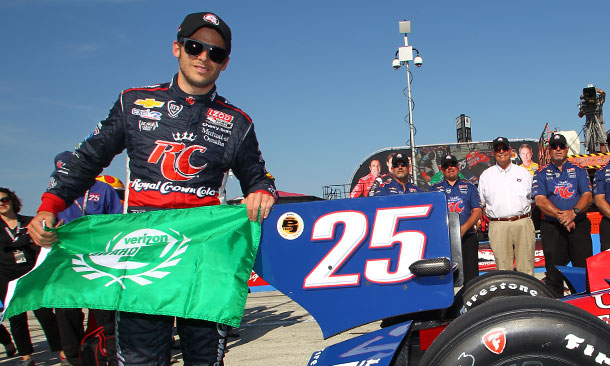 Marco Andretti wins Verizon P1 Award for Milwaukee