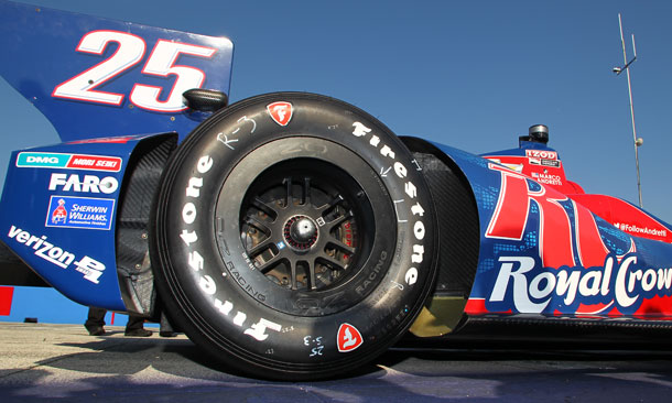Marco Andretti's Milwaukee car
