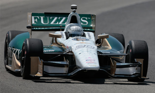 Ed Carpenter on track