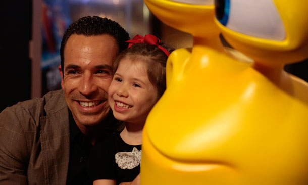 Helio and daughter during Toronto TURBO Premiere