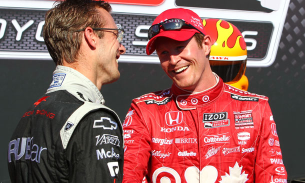 Scott Dixon and Sebastien Bourdais