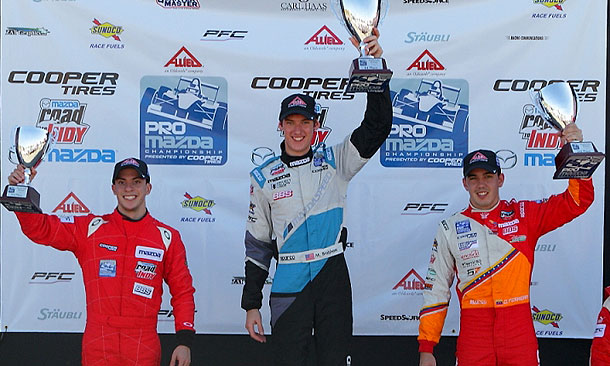 Matthew Brabham wins Race 1 in Toronto