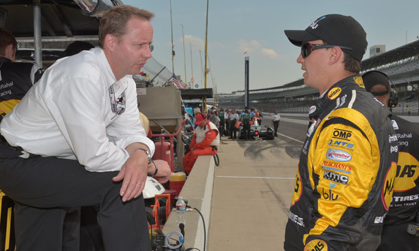 Graham Rahal and Gerry Hughes