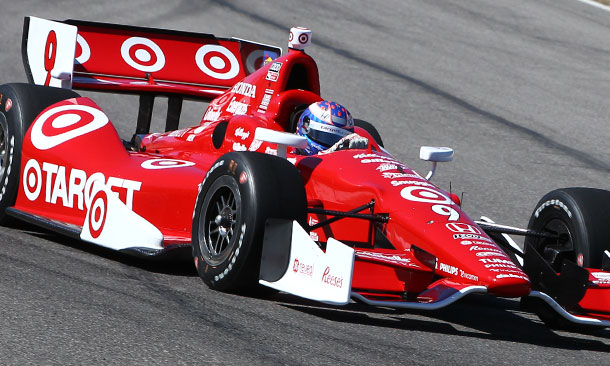 Scott Dixon on course