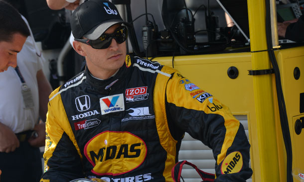 Graham Rahal on pitlane