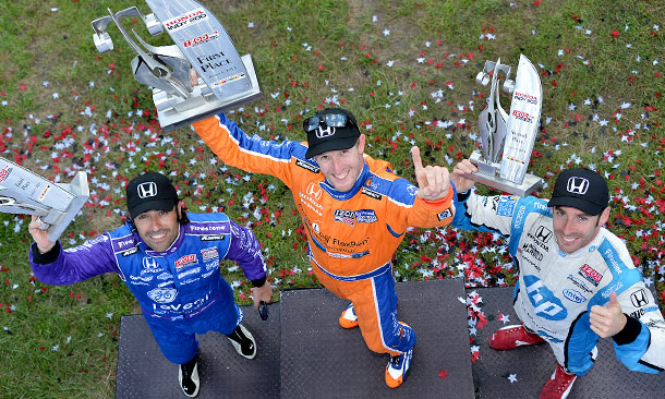 Charlie Kimball wins at Mid-Ohio