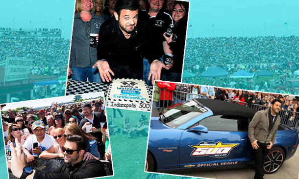 Adam Richman visits the Indianapolis Motor Speedway