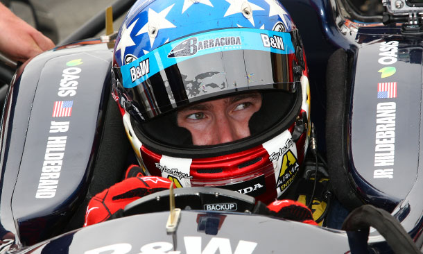 JR Hildebrand with Barracuda Racing