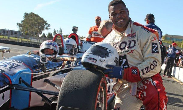 Herschel Walker takes a 2-seater ride at Sonoma