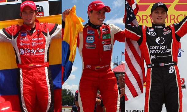 Top-3 Indy Lights Drivers Entering Baltimore