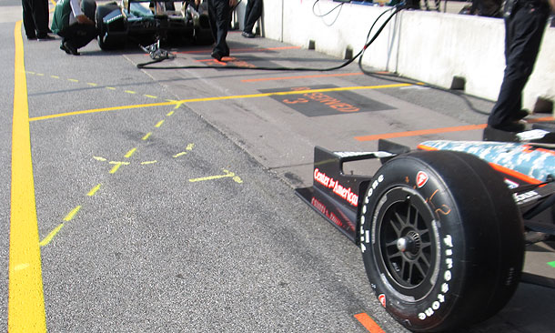 Pit Lane Lines painted at Baltimore