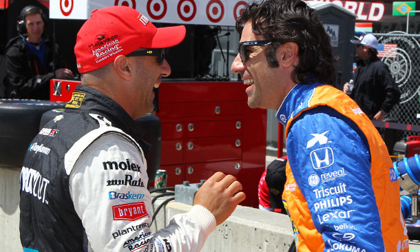 Tony Kanaan and Dario Franchitti