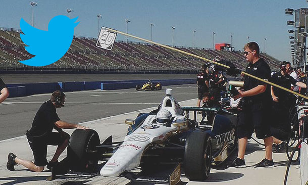 Ed Carpenter at Auto Club Speedway