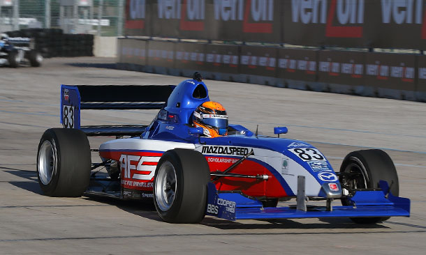 Matthew Brabham on course in Houston